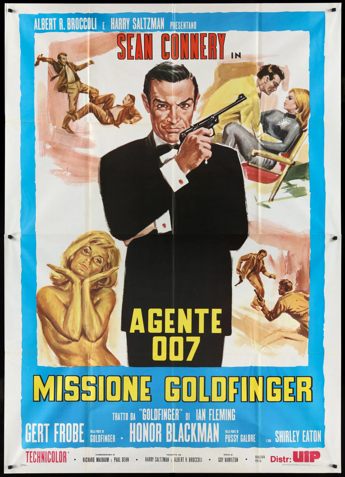 Goldfinger (1964) original movie poster for sale at Original Film Art