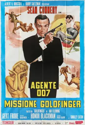 Goldfinger (1964) original movie poster for sale at Original Film Art - Vintage Movie Posters