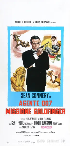 Goldfinger (1964) original movie poster for sale at Original Film Art - Vintage Movie Posters