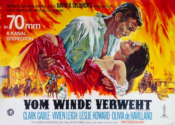 Gone with the Wind (1939) original movie poster for sale at Original Film Art