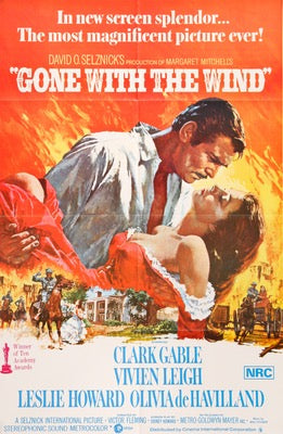 Gone with the Wind (1939) original movie poster for sale at Original Film Art - Vintage Movie Posters