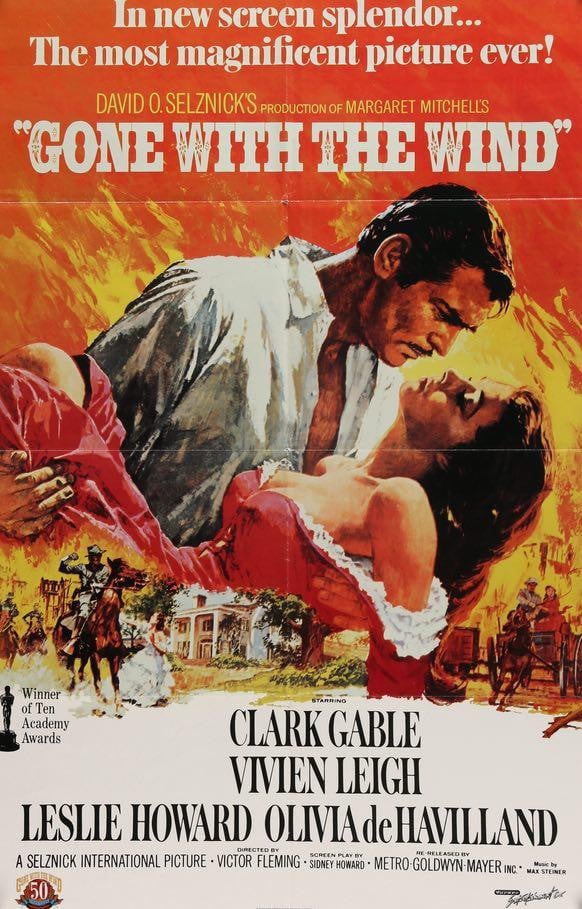 Gone with the Wind (1939) original movie poster for sale at Original Film Art - Vintage Movie Posters