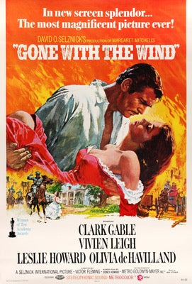 Gone with the Wind (1939) original movie poster for sale at Original Film Art - Vintage Movie Posters