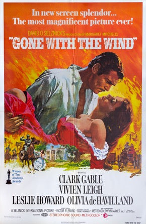 Gone with the Wind (1939) original movie poster for sale at Original Film Art
