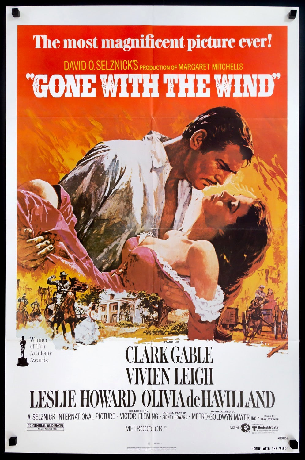 Gone with the Wind (1939) Original One-Sheet Movie Poster
