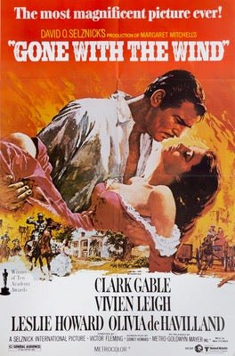 Gone with the Wind (1939) original movie poster for sale at Original Film Art - Vintage Movie Posters