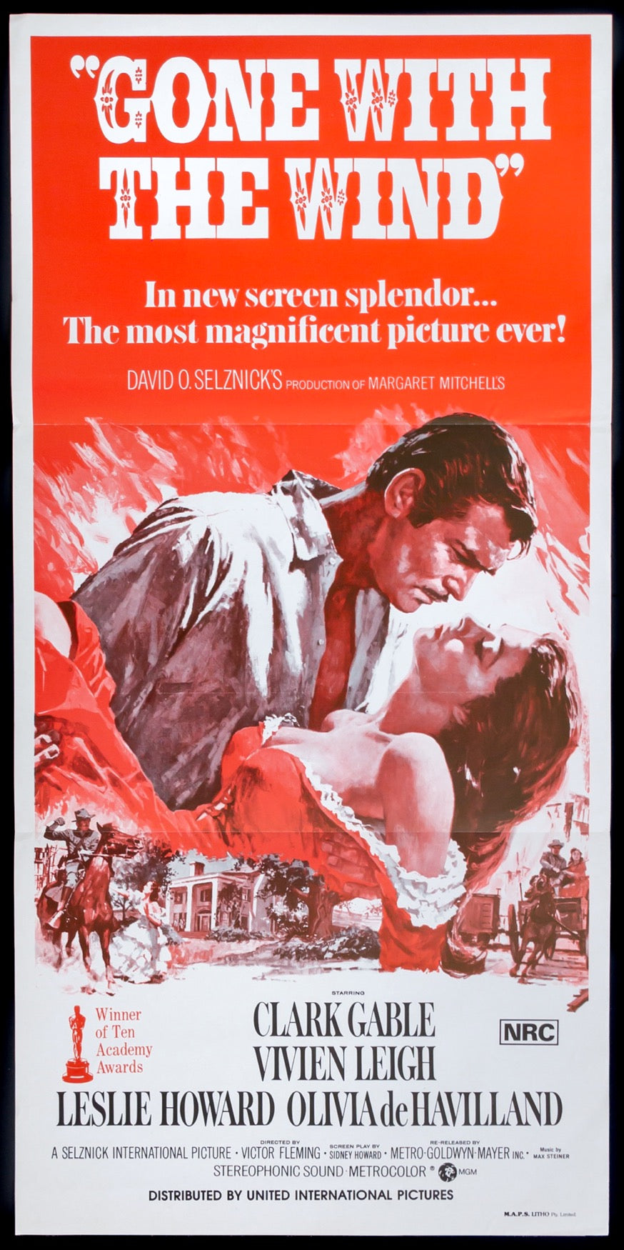 Gone with the Wind (1939) original movie poster for sale at Original Film Art - Vintage Movie Posters