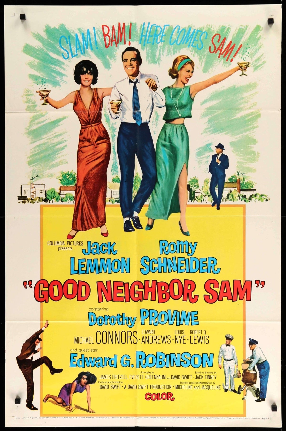 Good Neighbor Sam (1964) original movie poster for sale at Original Film Art