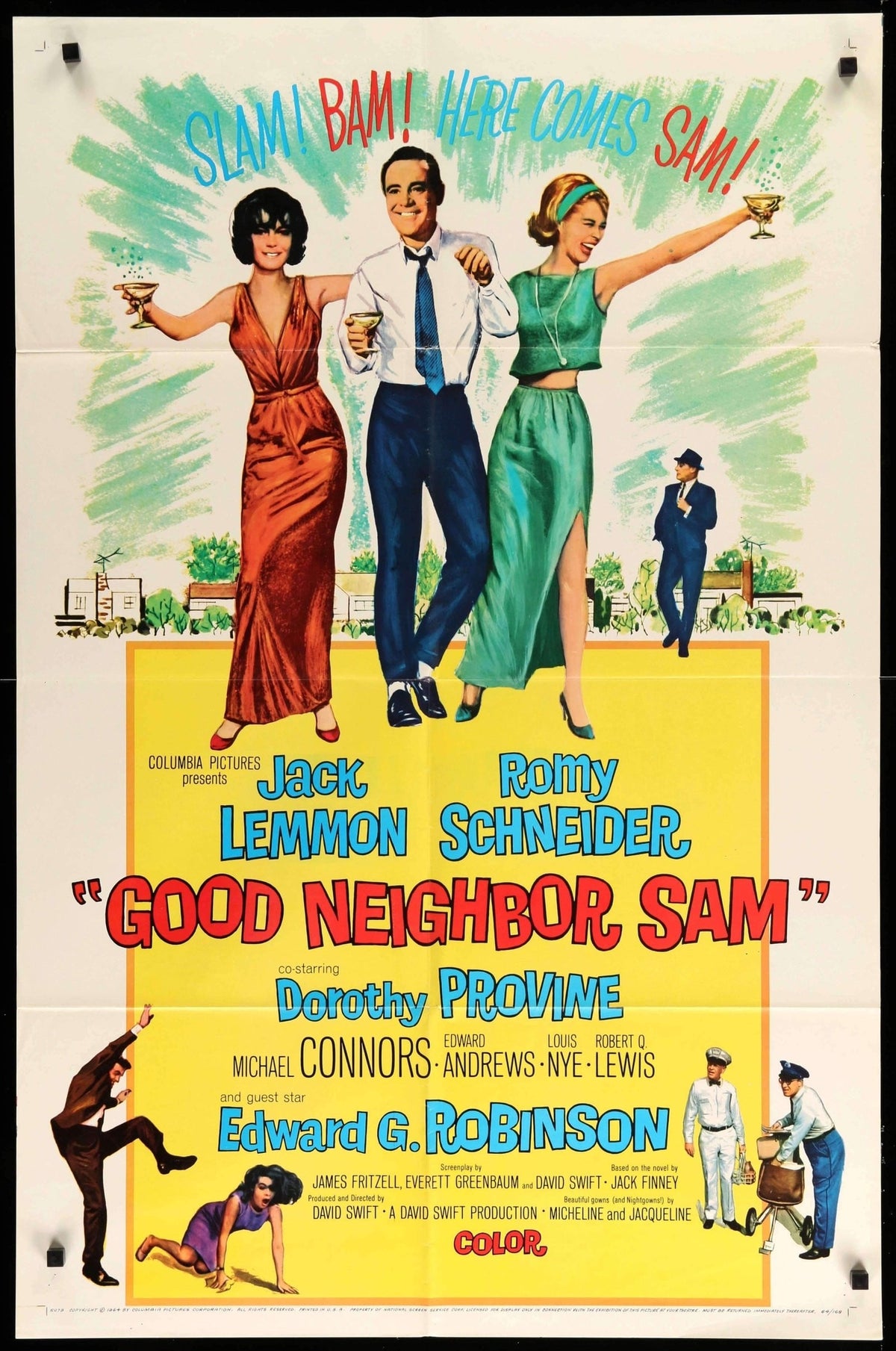 Good Neighbor Sam (1964) original movie poster for sale at Original Film Art - Vintage Movie Posters