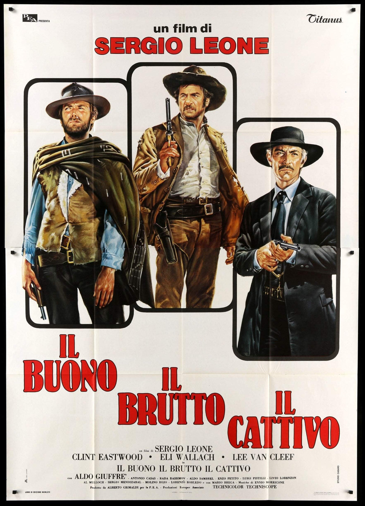 Good, the Bad and the Ugly (1966) original movie poster for sale at Original Film Art