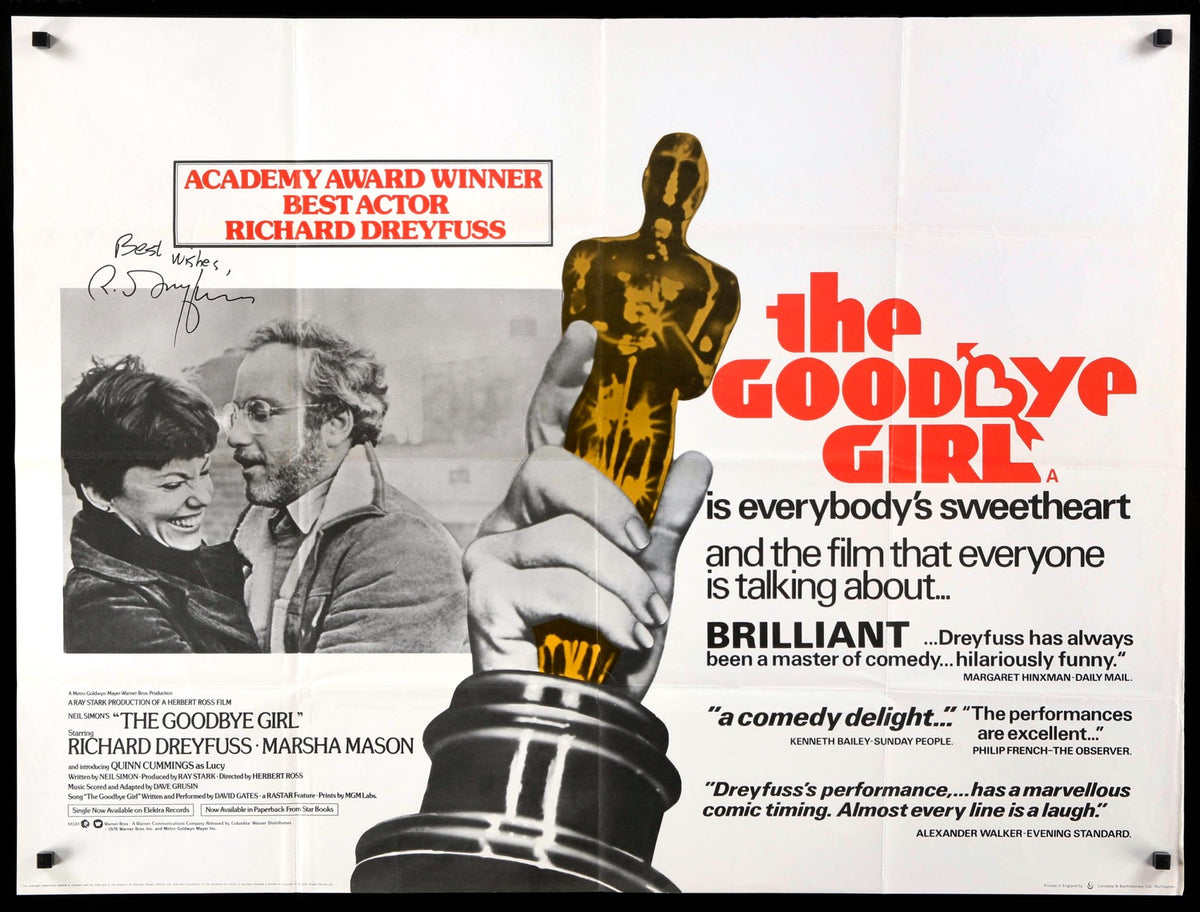 Goodbye Girl (1977) original movie poster for sale at Original Film Art