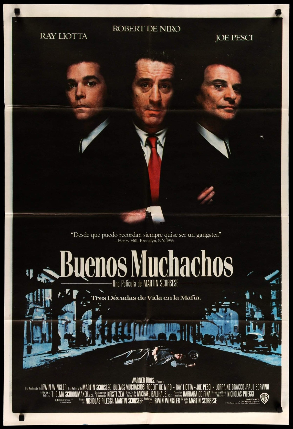 Goodfellas (1990) original movie poster for sale at Original Film Art - Vintage Movie Posters