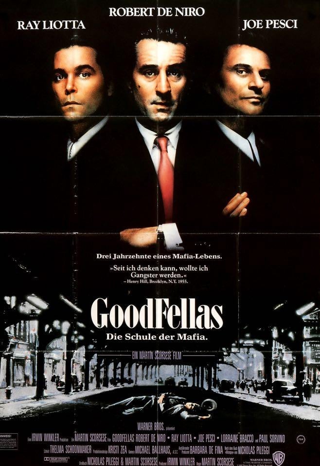 Goodfellas (1990) original movie poster for sale at Original Film Art - Vintage Movie Posters