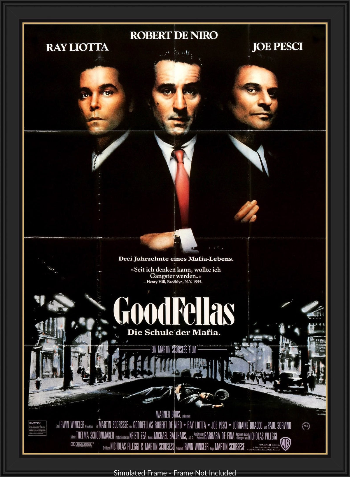 Goodfellas (1990) original movie poster for sale at Original Film Art - Vintage Movie Posters