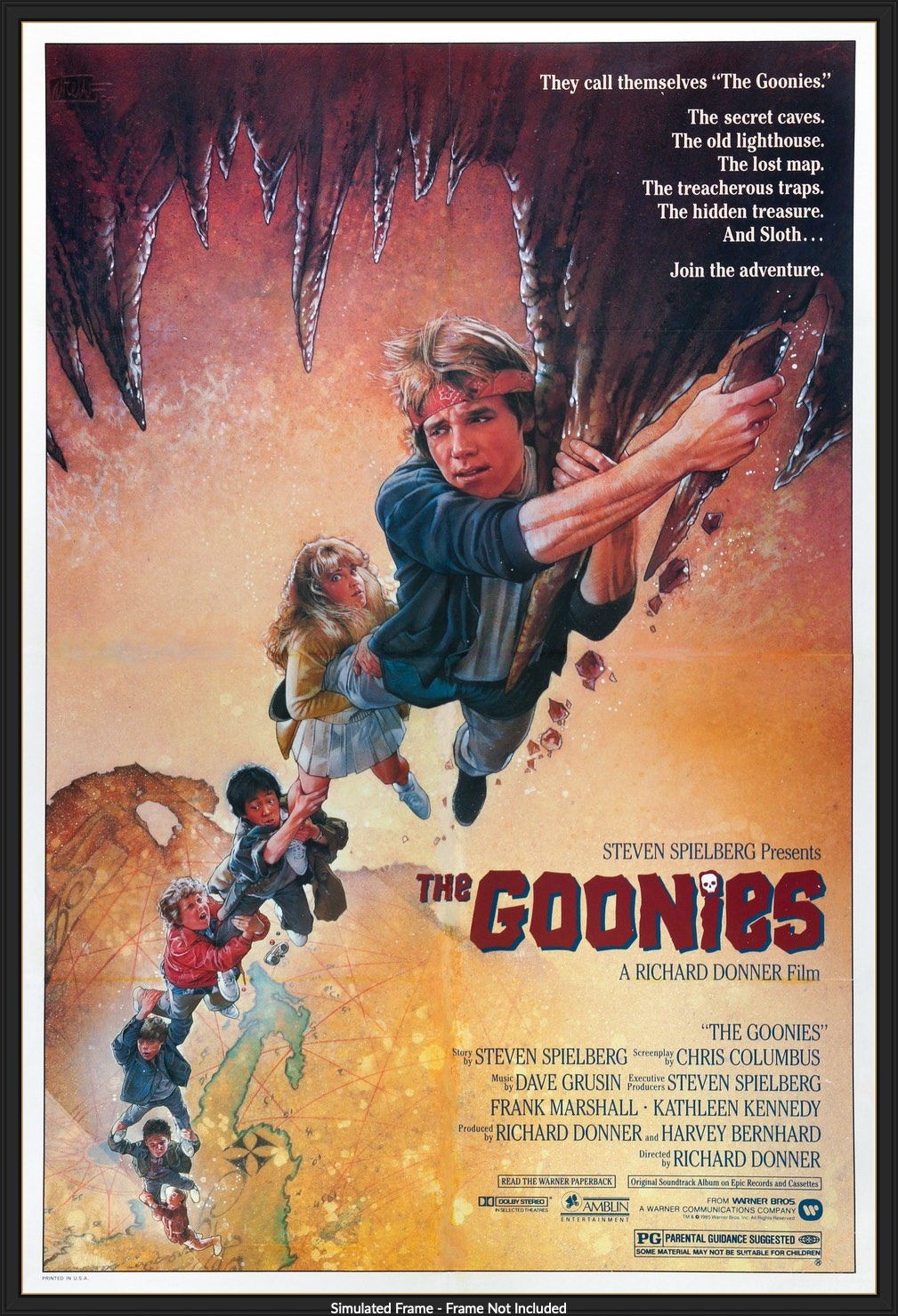 Goonies (1985) original movie poster for sale at Original Film Art - Vintage Movie Posters