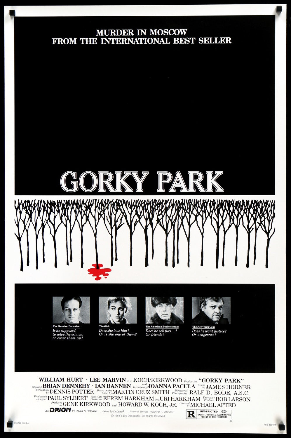 Gorky Park (1983) original movie poster for sale at Original Film Art