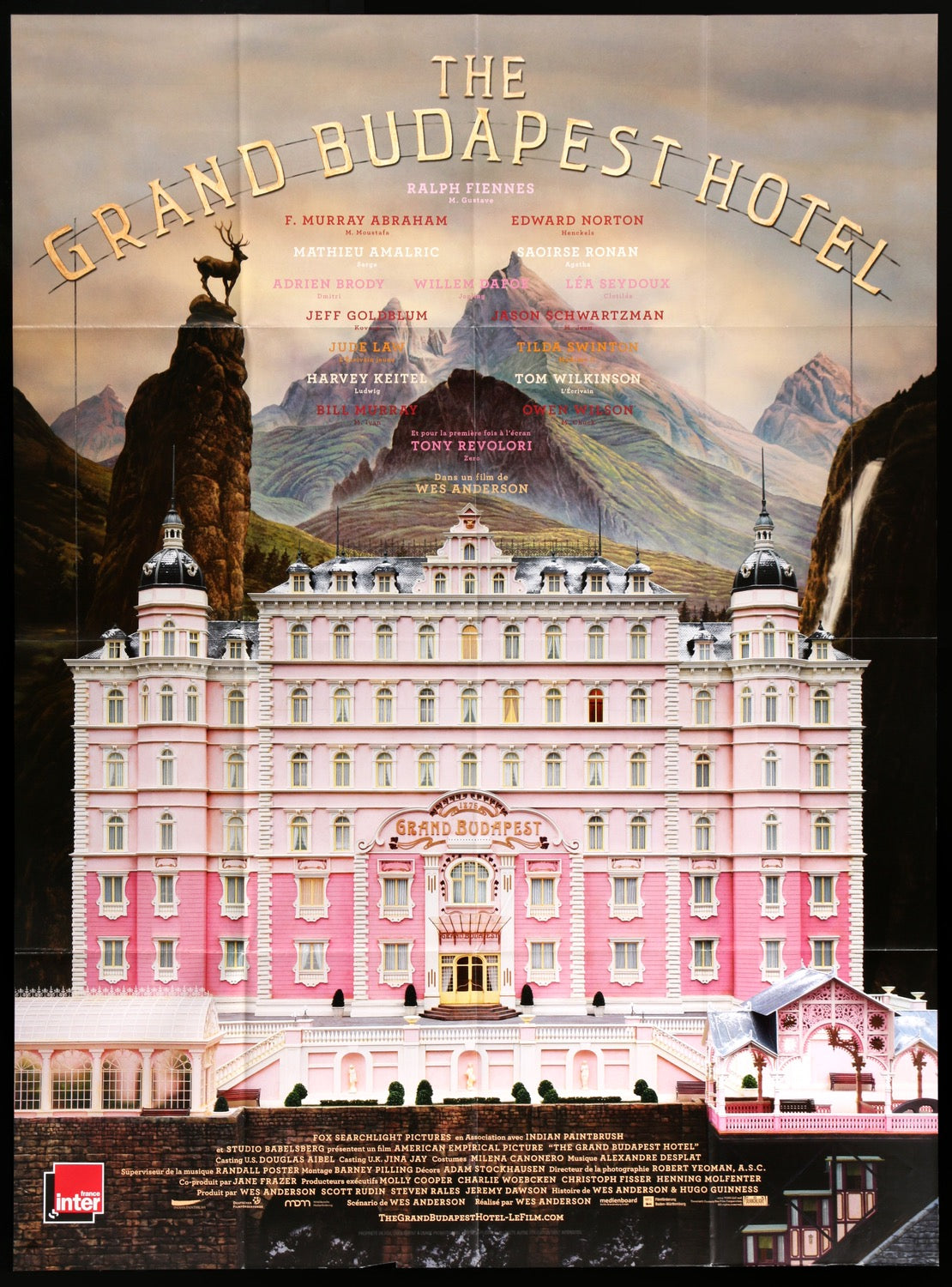 Grand Budapest Hotel (2014) original movie poster for sale at Original Film Art