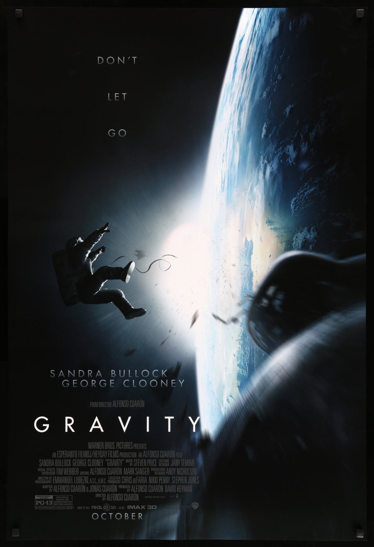 Gravity (2013) original movie poster for sale at Original Film Art