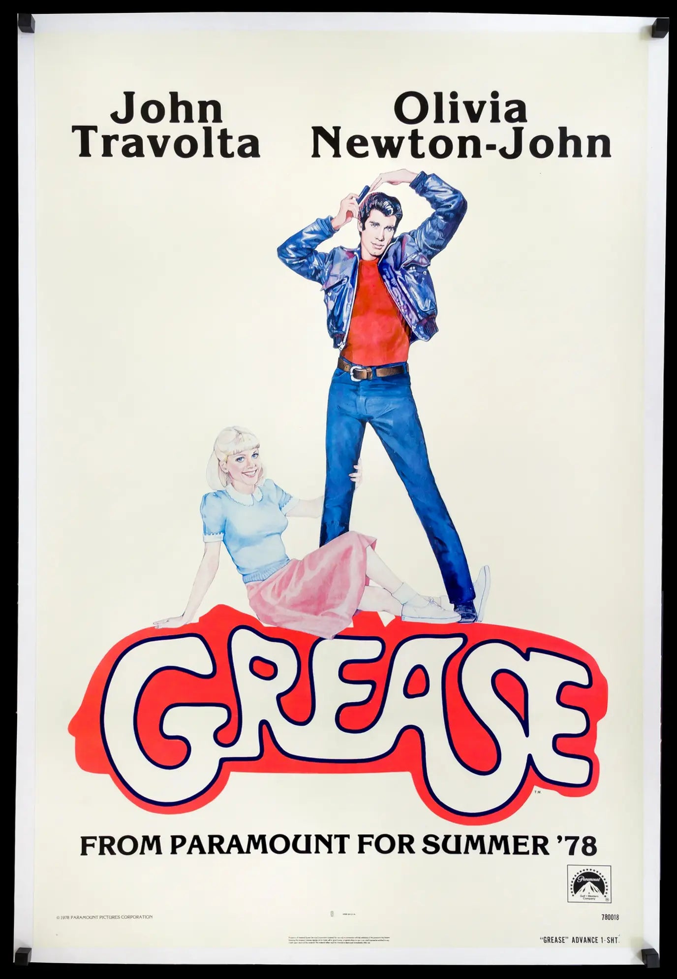 Grease (1978) original movie poster for sale at Original Film Art