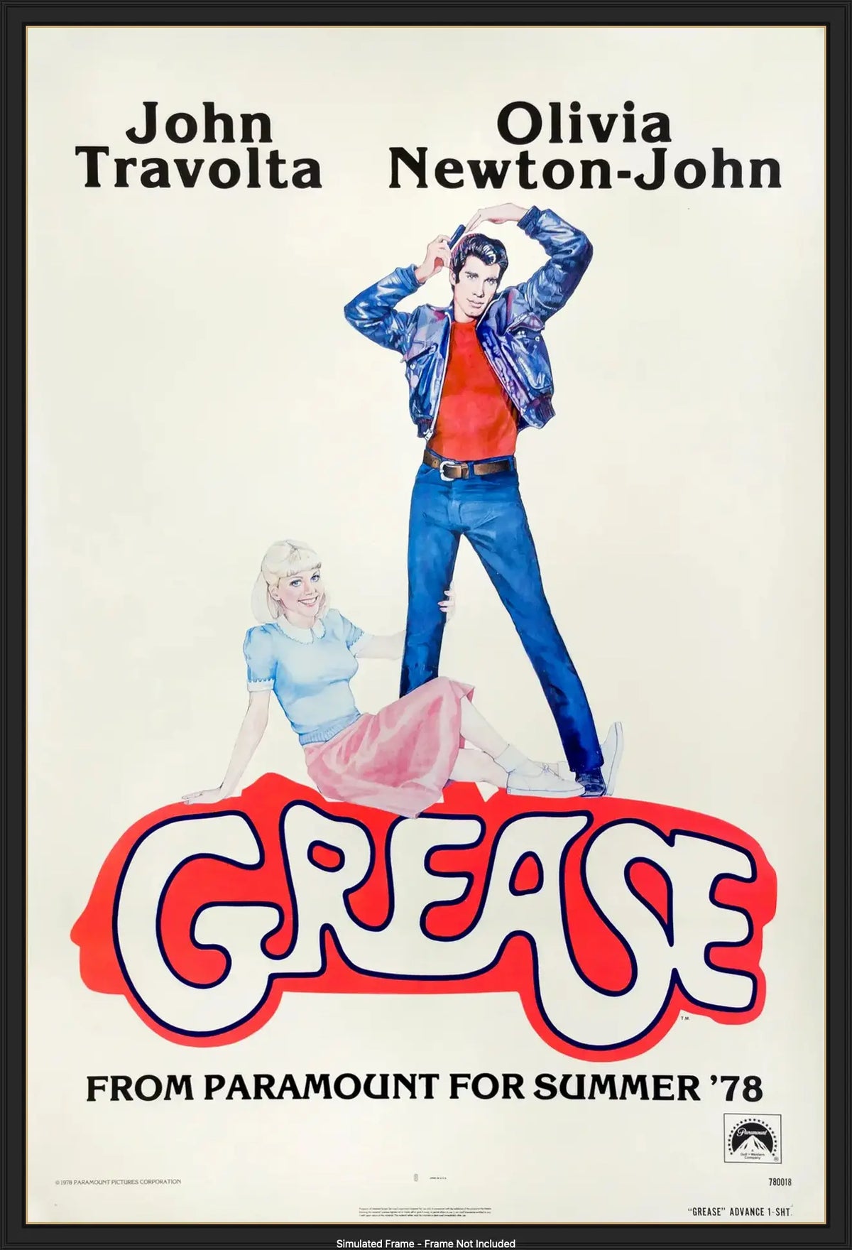 Grease (1978) original movie poster for sale at Original Film Art - Vintage Movie Posters