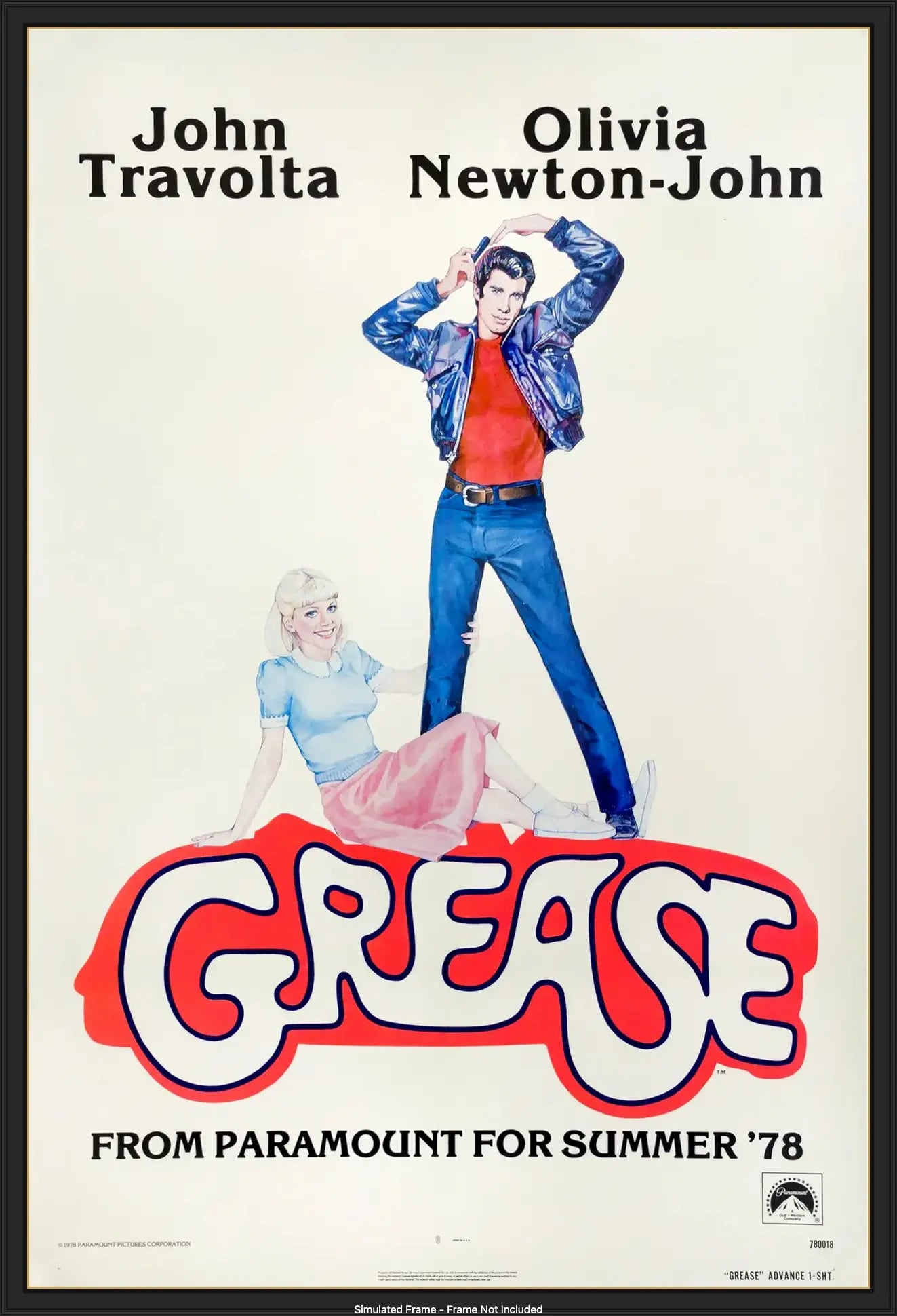 Grease (1978) original movie poster for sale at Original Film Art