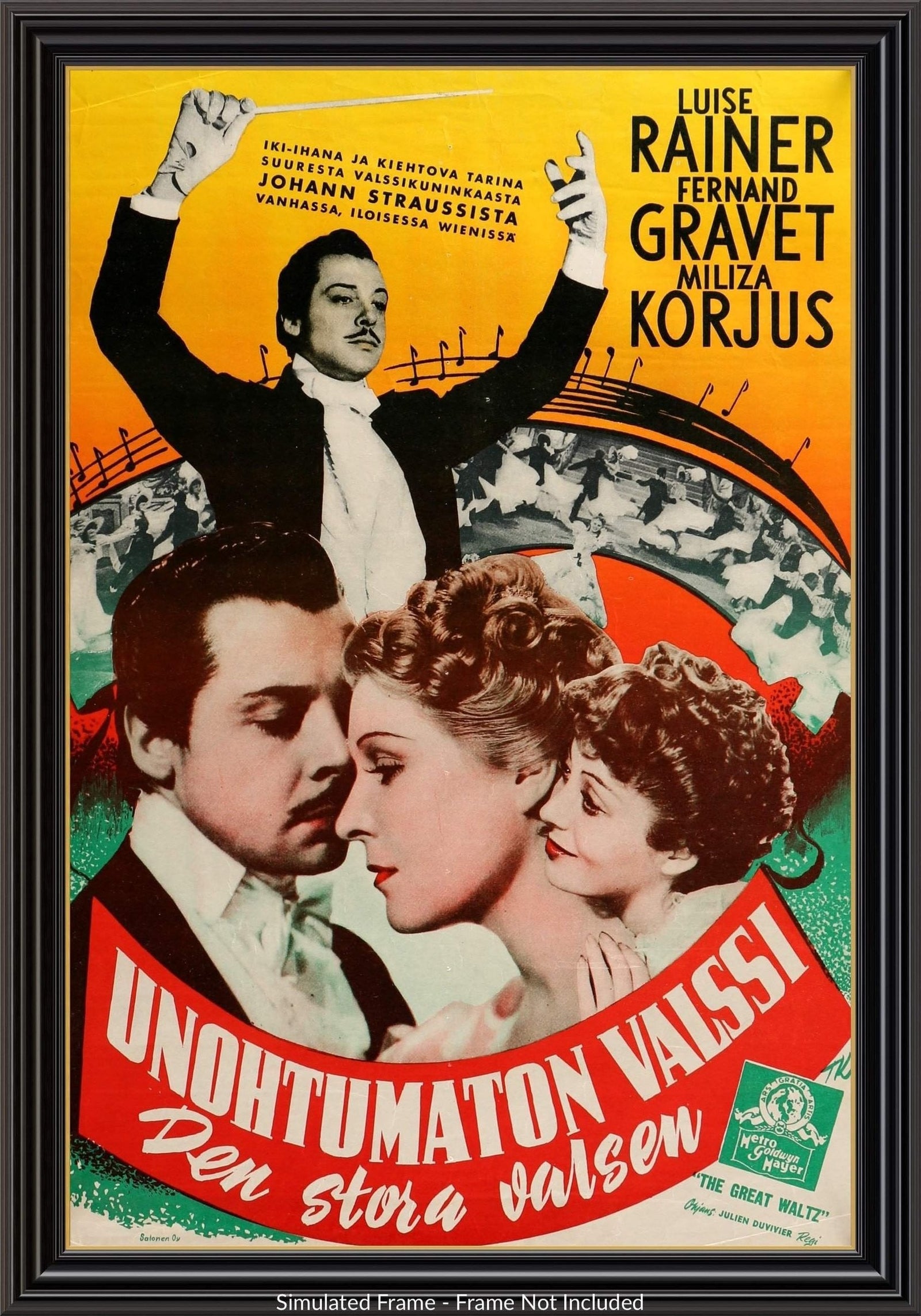 Great Waltz (1938) original movie poster for sale at Original Film Art - Vintage Movie Posters