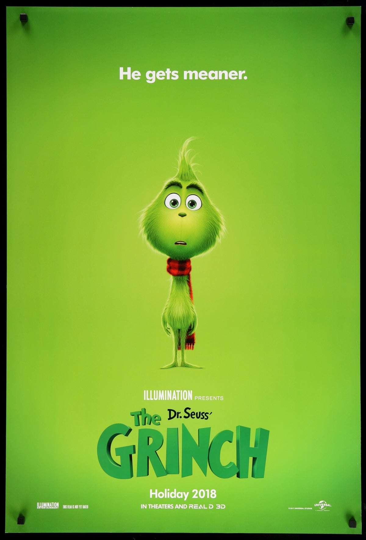 Grinch (2018) original movie poster for sale at Original Film Art