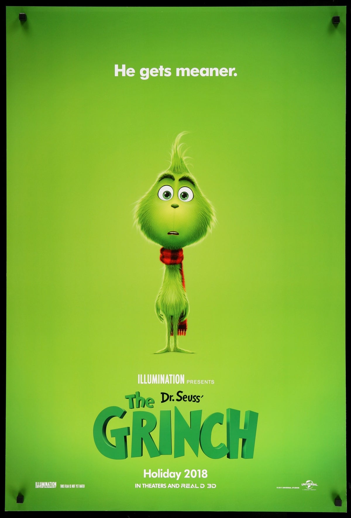 Grinch (2018) original movie poster for sale at Original Film Art - Vintage Movie Posters