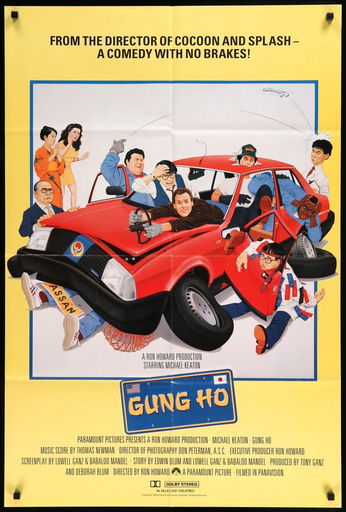 Gung Ho (1986) original movie poster for sale at Original Film Art - Vintage Movie Posters