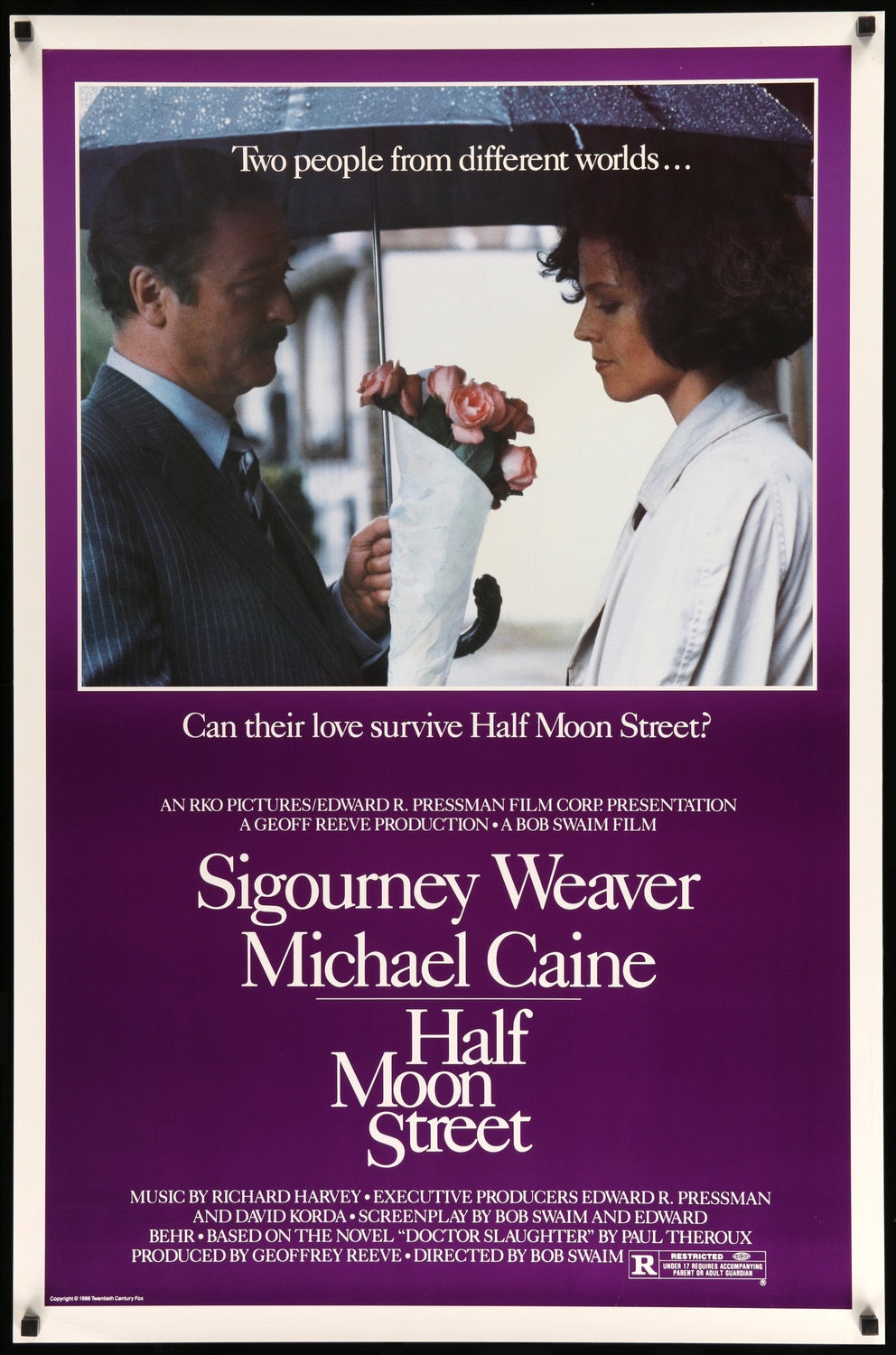 Half Moon Street (1986) original movie poster for sale at Original Film Art
