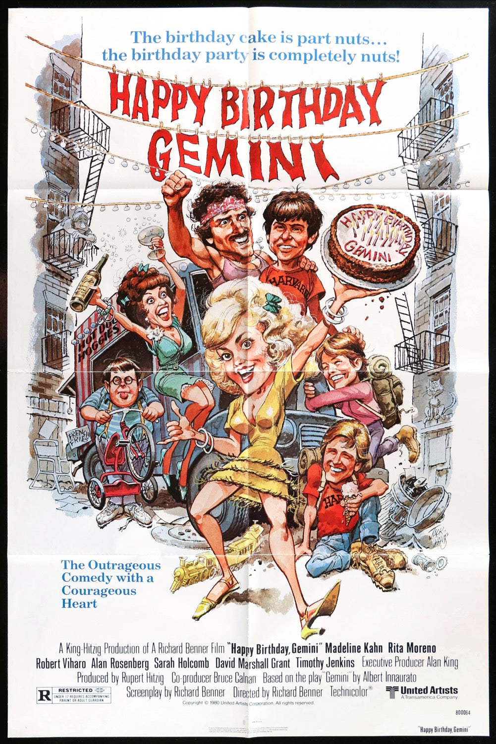 Happy Birthday Gemini (1980) original movie poster for sale at Original Film Art
