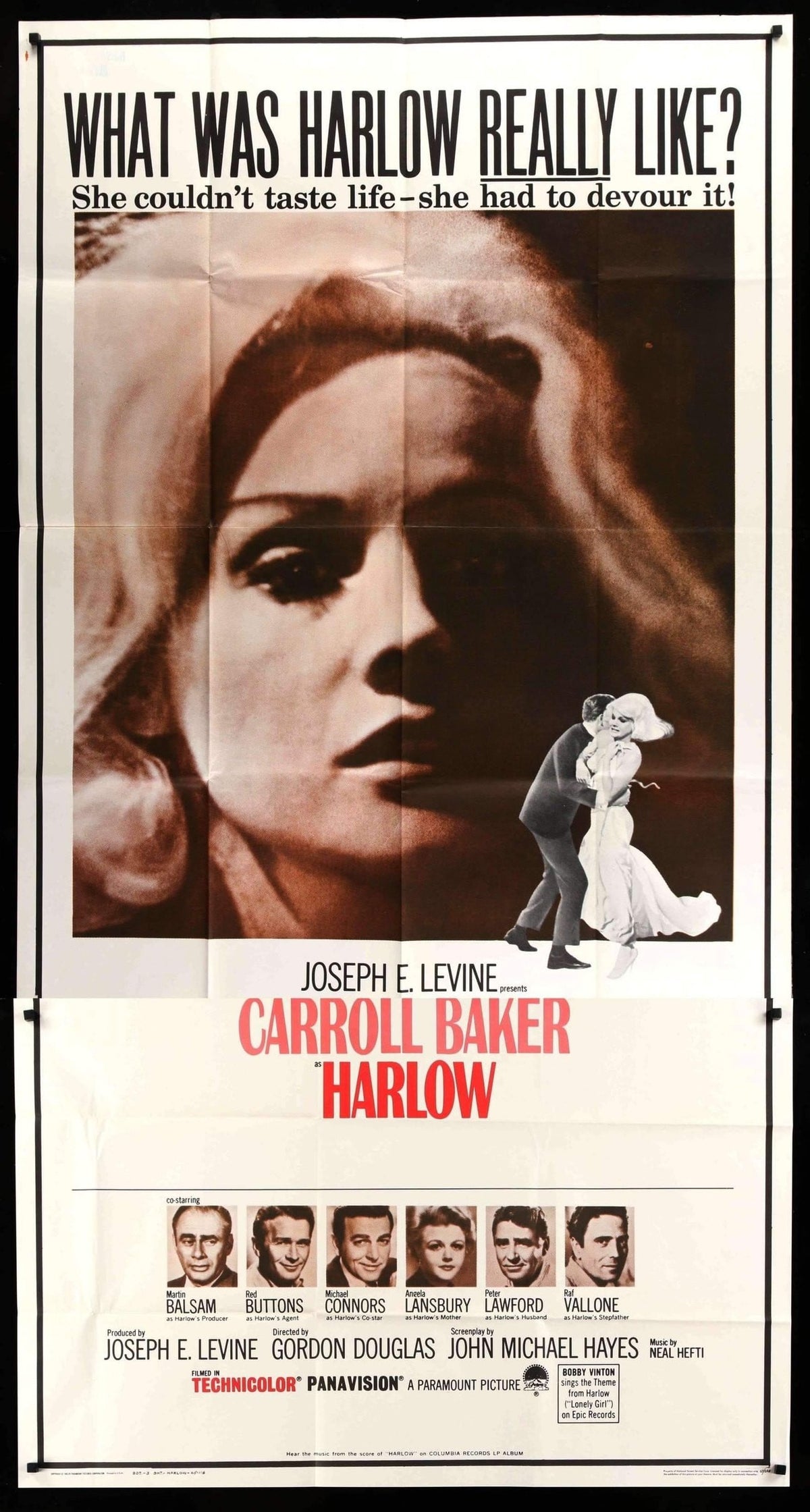 Harlow (1965) original movie poster for sale at Original Film Art