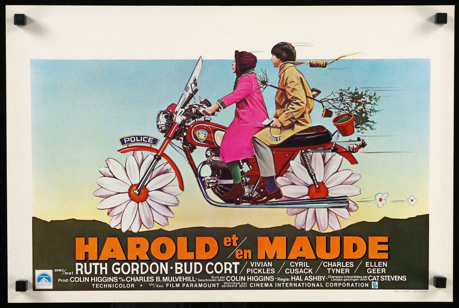 Harold and Maude (1971) original movie poster for sale at Original Film Art - Vintage Movie Posters