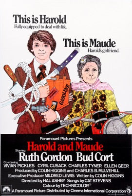 Harold and Maude (1971) original movie poster for sale at Original Film Art - Vintage Movie Posters