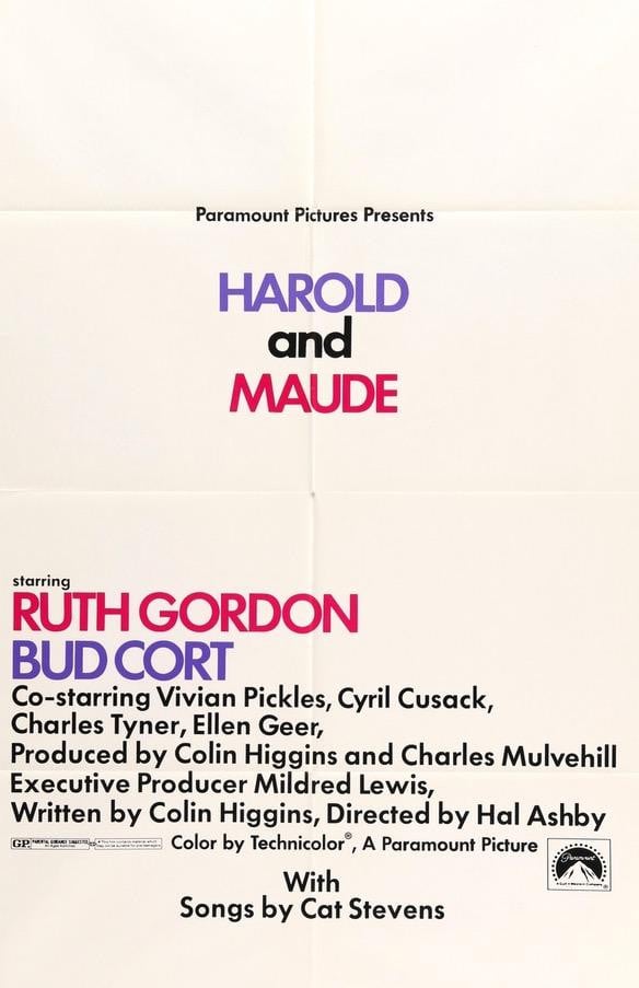 Harold and Maude (1971) original movie poster for sale at Original Film Art