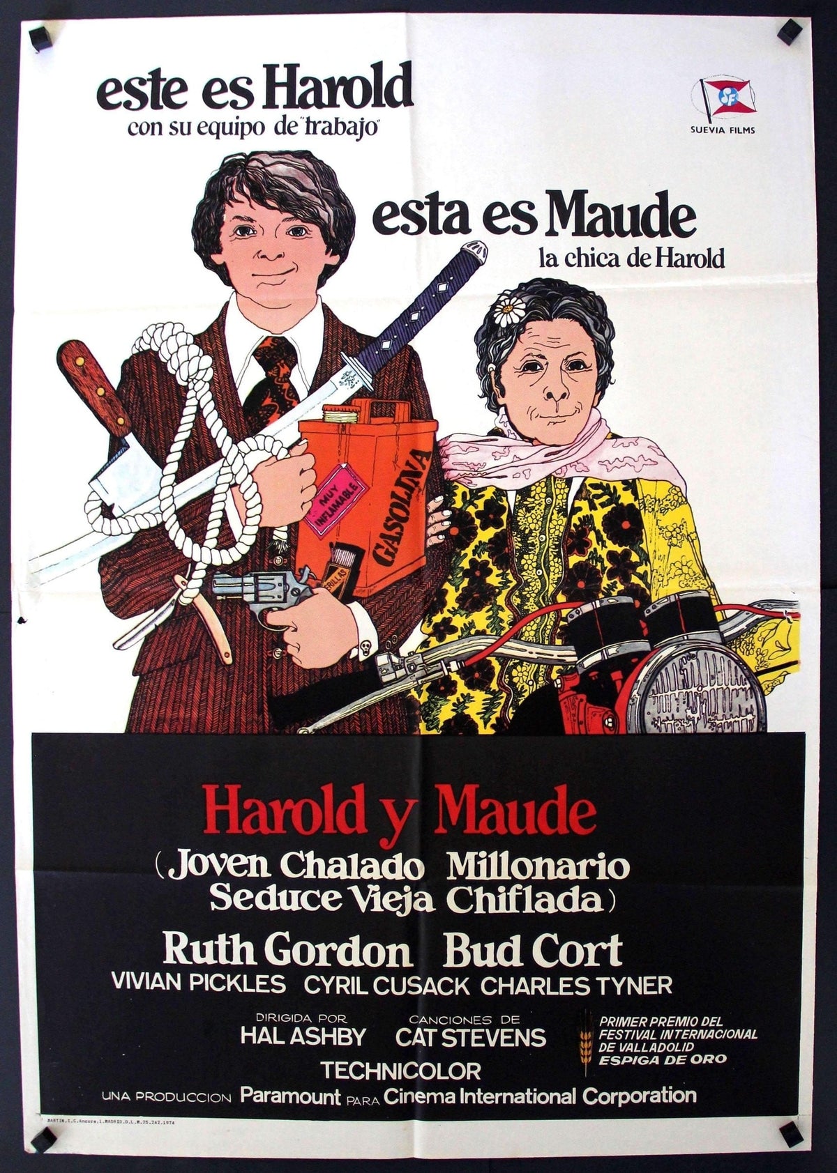 Harold and Maude (1971) original movie poster for sale at Original Film Art
