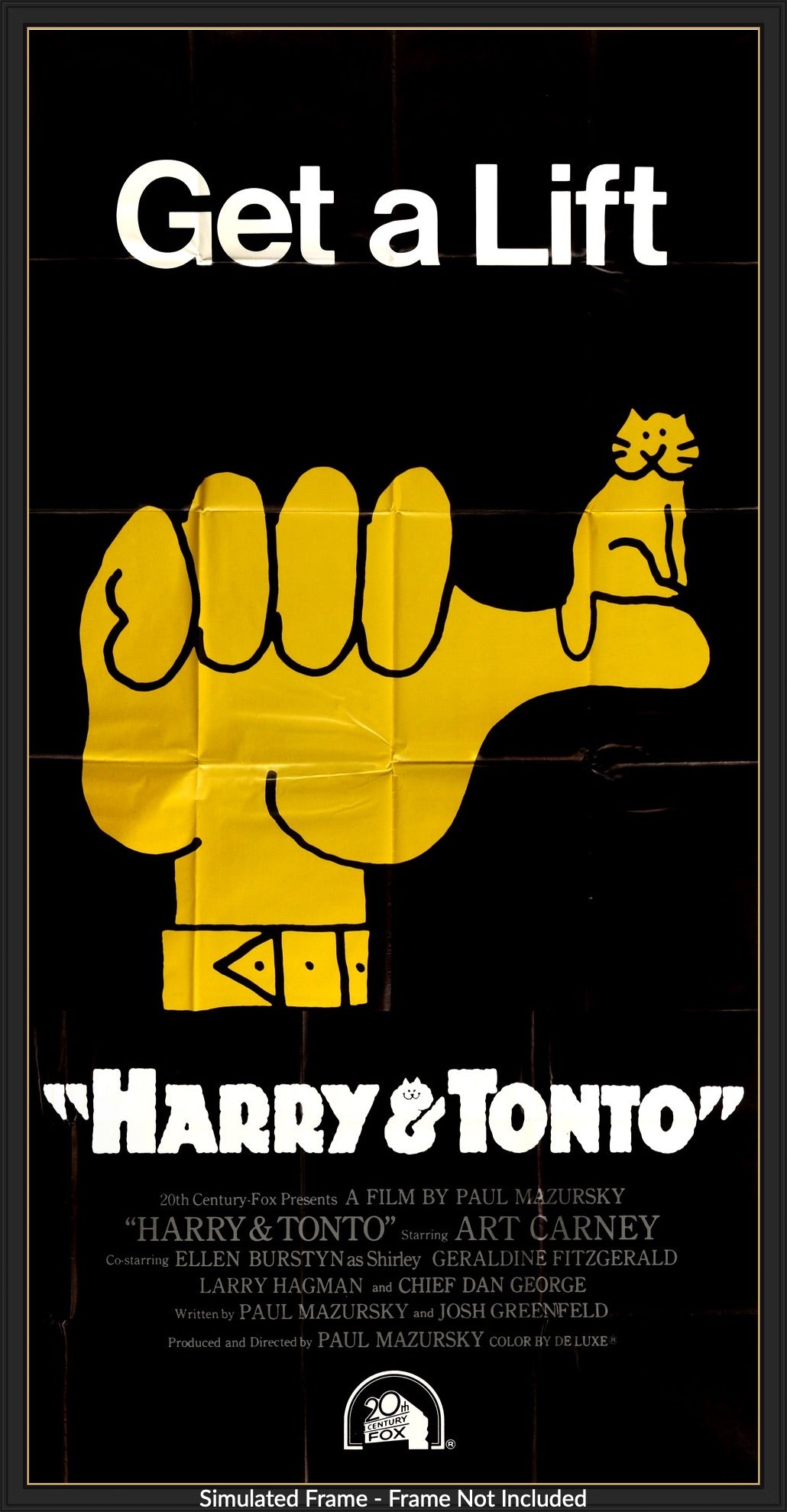 Harry and Tonto (1974) original movie poster for sale at Original Film Art