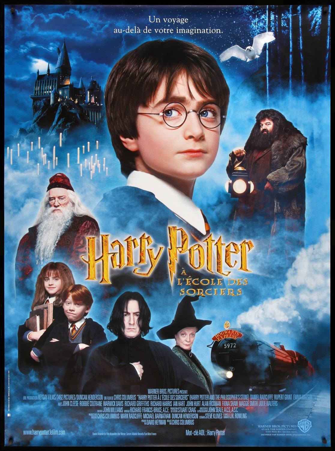 Harry Potter and the Philosopher&#39;s Stone (2001) original movie poster for sale at Original Film Art
