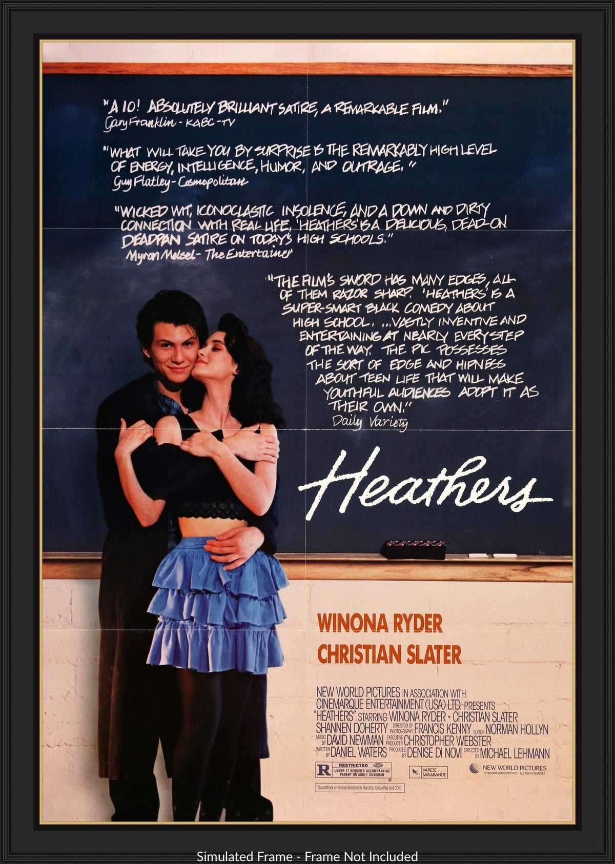 Heathers (1989) original movie poster for sale at Original Film Art - Vintage Movie Posters