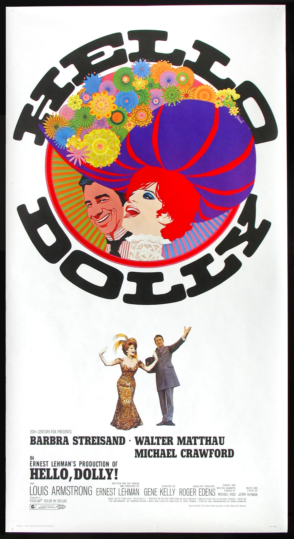 Hello, Dolly! (1969) original movie poster for sale at Original Film Art