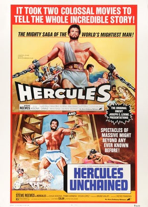 Hercules / Hercules Unchained (1959) Thirty by Forty Movie Poster