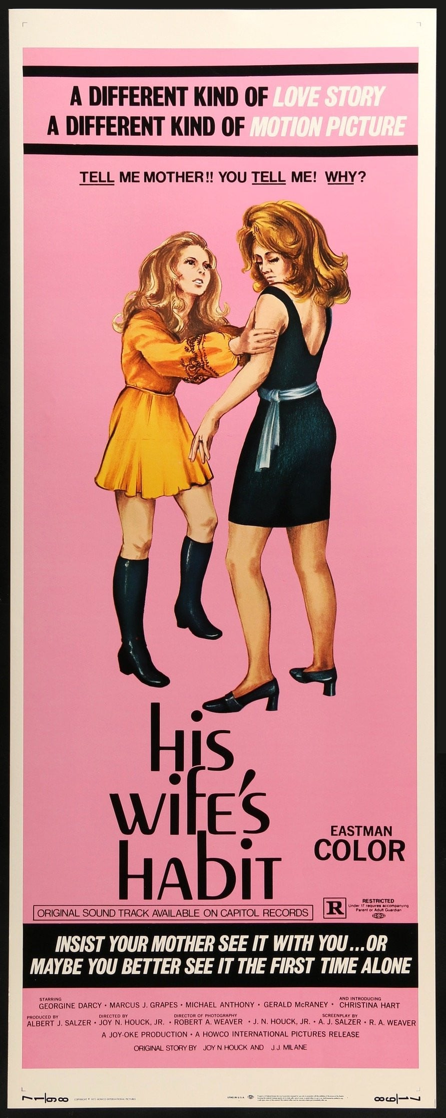 His Wife&#39;s Habit (1970) original movie poster for sale at Original Film Art