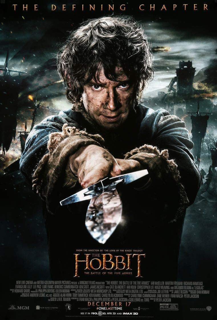 Hobbit: The Battle of the Five Armies (2014) original movie poster for sale at Original Film Art - Vintage Movie Posters