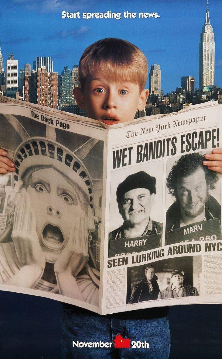 Home Alone 2 (1992) original movie poster for sale at Original Film Art - Vintage Movie Posters
