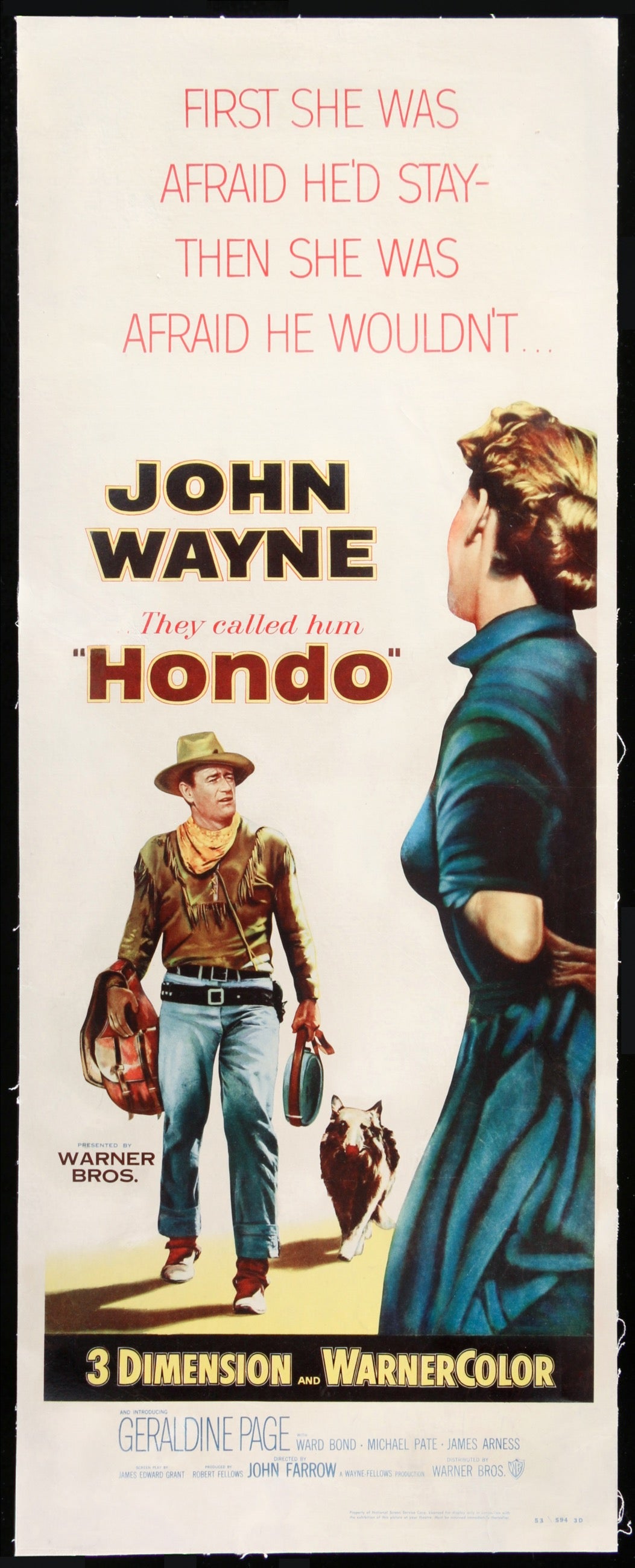 Hondo (1953) original movie poster for sale at Original Film Art