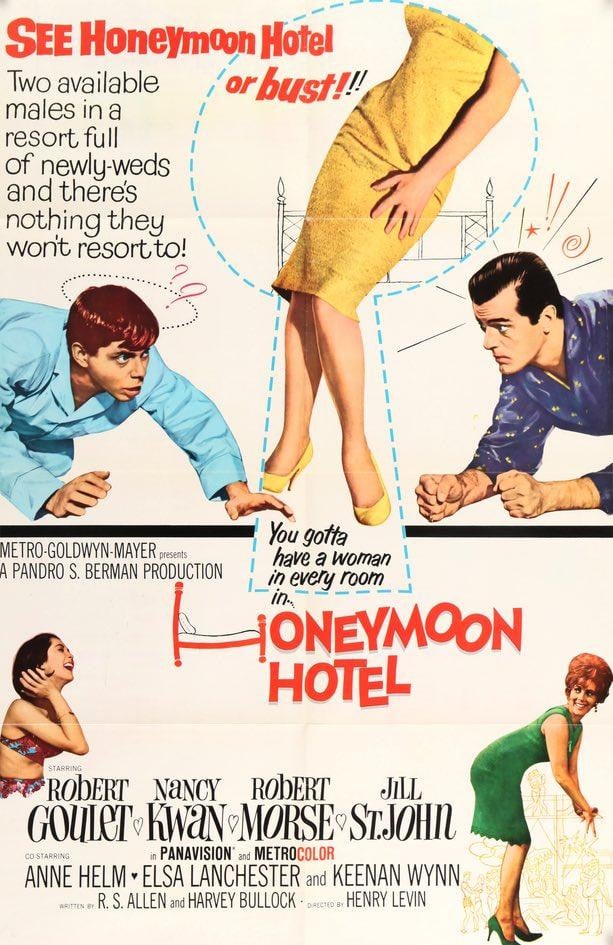 Honeymoon Hotel (1964) original movie poster for sale at Original Film Art - Vintage Movie Posters
