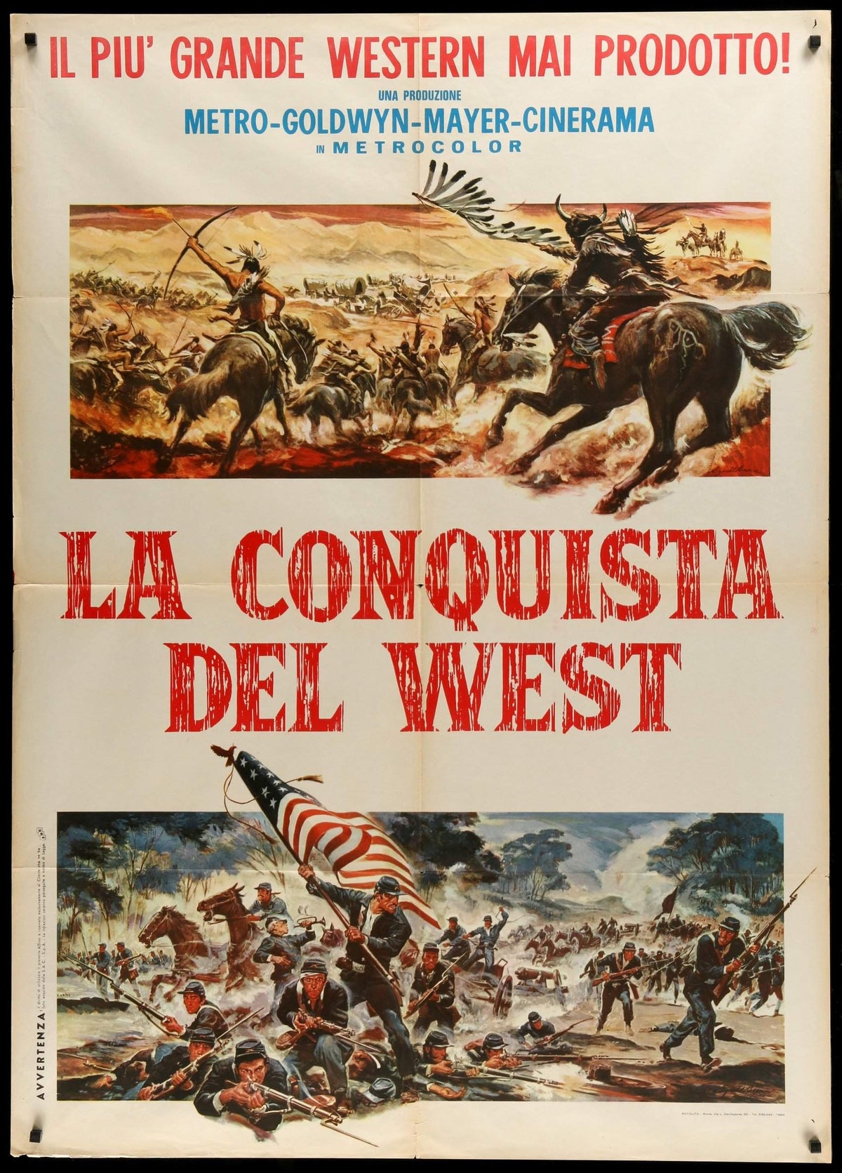 How the West Was Won (1962) original movie poster for sale at Original Film Art