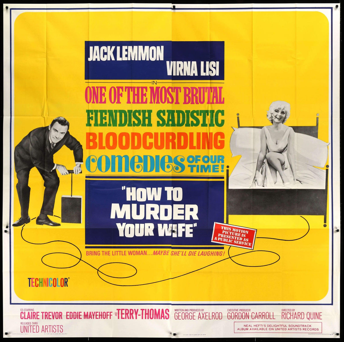 How to Murder Your Wife (1965) original movie poster for sale at Original Film Art