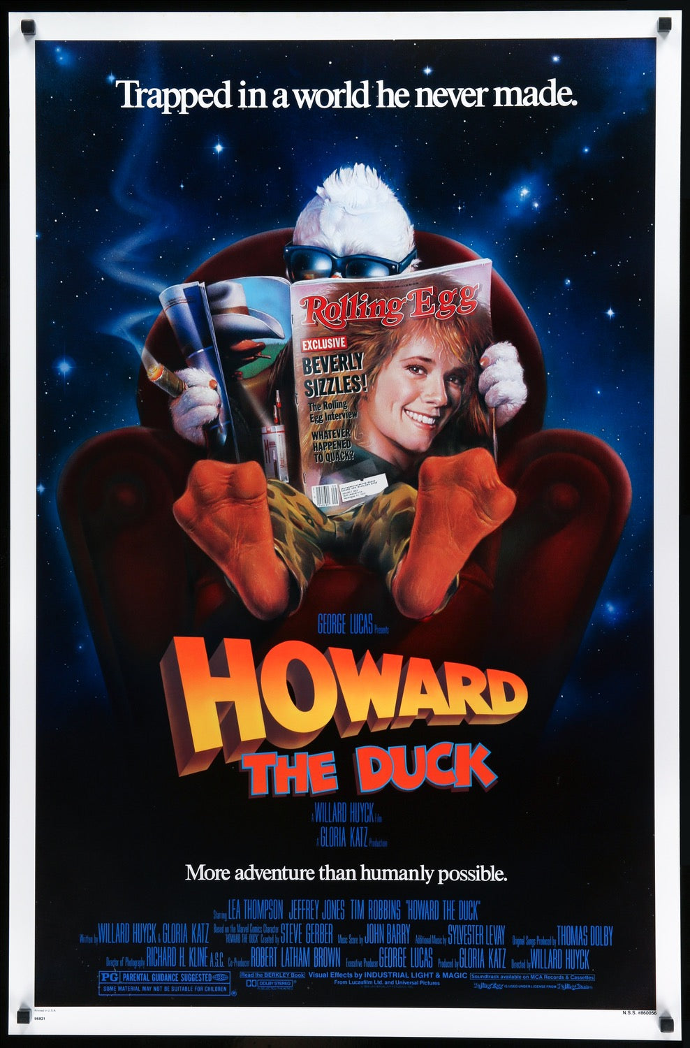 Howard the Duck (1986) original movie poster for sale at Original Film Art - Vintage Movie Posters