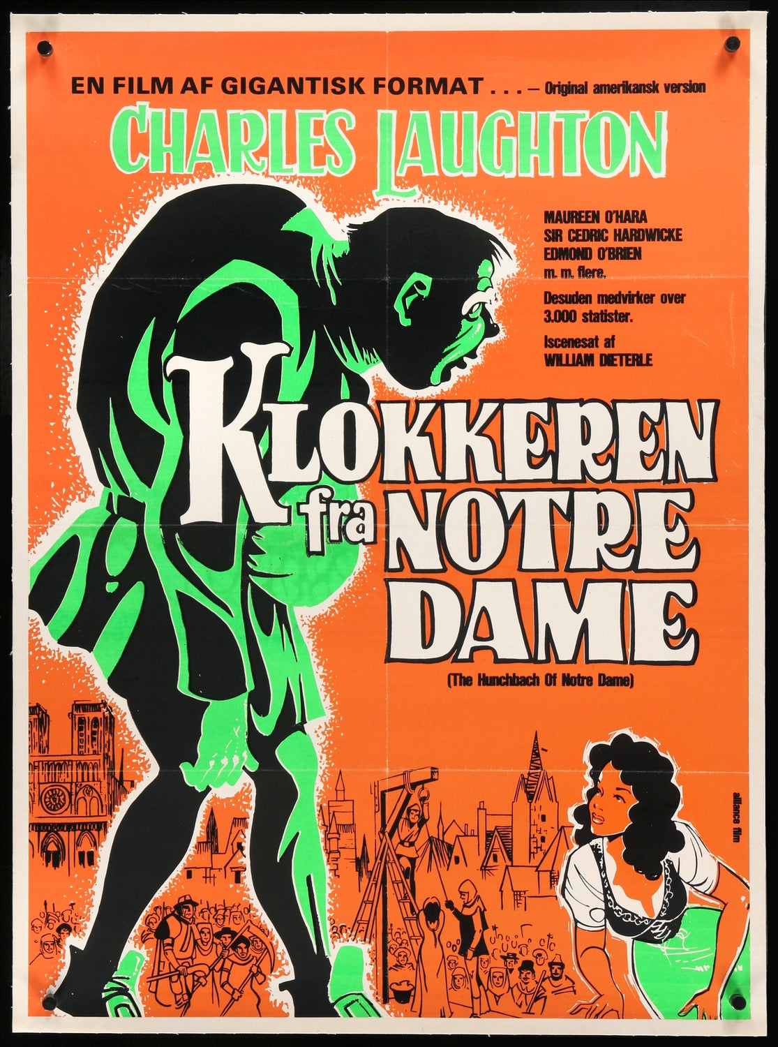 Hunchback of Notre Dame (1939) original movie poster for sale at Original Film Art